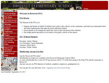 Tablet Screenshot of myrooseveltpta.org